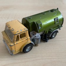 Vintage Dinky Johnstone Road Sweeper Diecast Vehicle Cream Green 1970’s