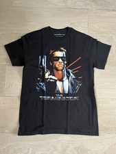 Official The Terminator Movie Poster Arnie T-Shirt Sizes S/M/L/XL/XXL 