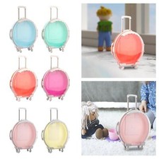 Cute Doll Suitcase Doll Travel Mini Trolley Case for 18 inch Doll Dress up