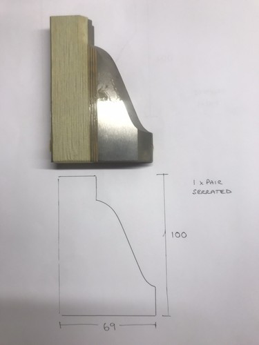 Spindle moulder serrated - moulder,