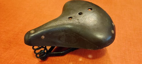 Vintage leather alspan bicycle - vintage,