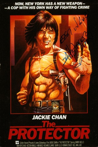 Jackie chan hand - hand, signed