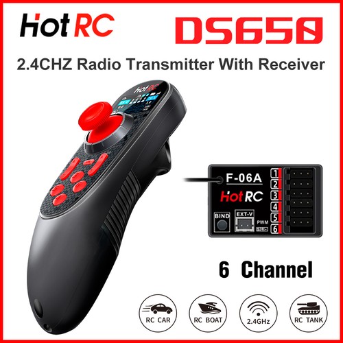 Hotrc ds650 transmitter 6ch - hotrc,