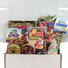 Rabbit Treat Box, Small Animal Forage, Bunny Gift, Nibble Treats, Boredom Buster