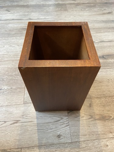Vintage wooden trash - wooden,