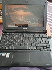 toshiba nb250-108 laptop,160gb hdd,2gb ram,windows 10 pro,USED.