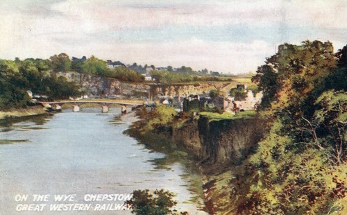 Gwr postcard coloured views - postcard,
