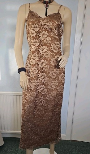 Stunning gold tone - maxi, dress