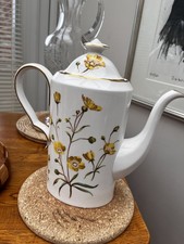 Rare Spode Goldilocks wildflower Buttercups  Coffee Pot. 