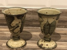 Pair vintage stoneware - of,