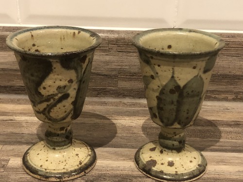 Pair vintage stoneware - pair, of