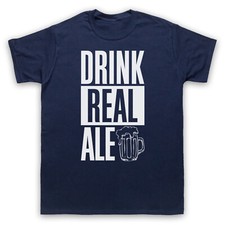 DRINK REAL ALE SLOGAN RETRO