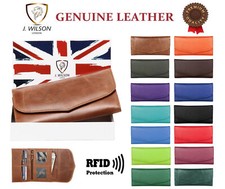 Ladies Designer Purse Leather Wallet RFID Safe Genuine Credit Card Holder Purse