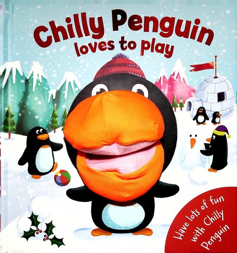 Penguin children hand puppet - children's,