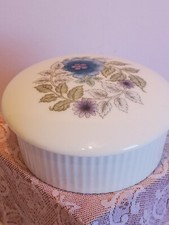 Wedgewood 'Clementine' Bone China Trinket Dish and small round dish.