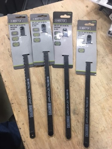Master mechanic hacksaw blades - mechanic,
