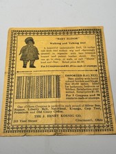 Vintage Flyer For Baby Elinor