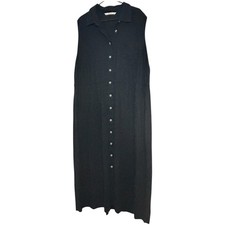 TU Woman Sleeveless Navy Linen