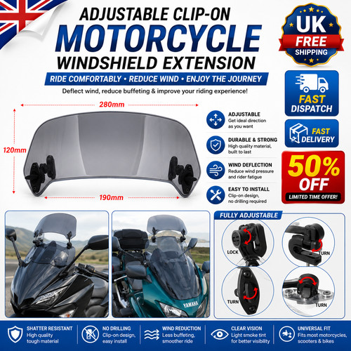 Motorcycle windshield - motorcycle,