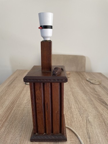 Vintage hand carved - hand‑carved, wooden
