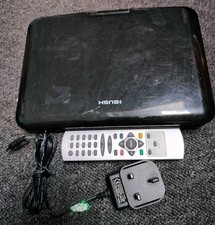 Bush Portable DVD Player 10" Swivel Screen, Remote (not working) & Accessories 