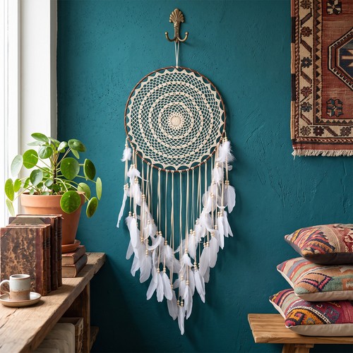 Large dream catcher - catcher, feather