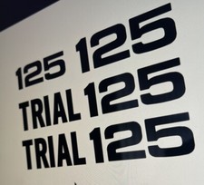 Yamaha TY125 Trial Sticker