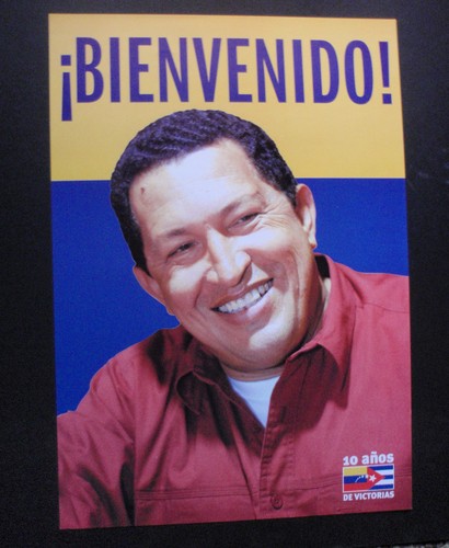Cuban hugo chavez poster - cuban,