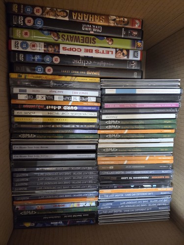 Gj19 job lot dvds cds - lot,