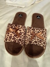 Brand New Animal Print Slippers 5-6 From Dunelm Never Worn