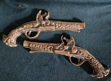 Pair of Vintage Solid Brass