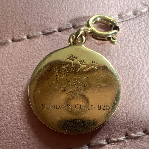 Sunday child 925 sterling - child,