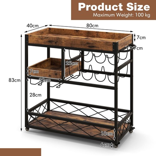Tier vintage kitchen serving - 3-tier,