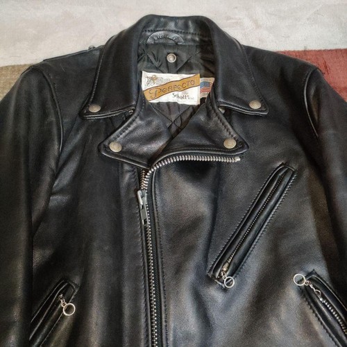 Schott vintage black leather - vintage,