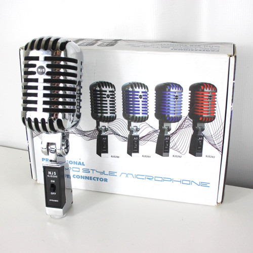 Njs retro style microphone - njs,
