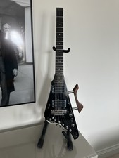 Custom Built Springett Electric Travel Guitar - Made In UK 1983 Flying V Design