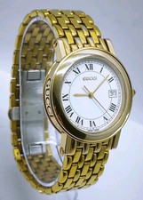 Vtg 1990s Gucci 7300M Gold