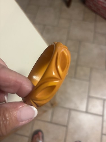 Vintage butterscotch bakelite - vintage,