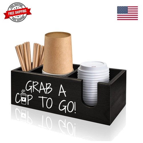 Coffee station organizer for - station,