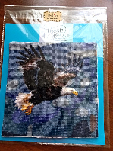 Handmade finished cross stitch - finished,