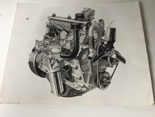 Rover 80 Engine Detailed Drawing - Series 1 Landrover