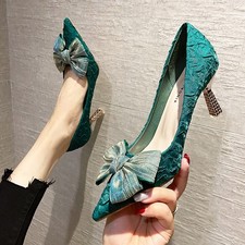 Womens Shoes Mid Kitten Heels