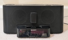 Sony ICF-C1iP Dream Machine AM/FM Clock Radio W/iPod Speaker Dock Black