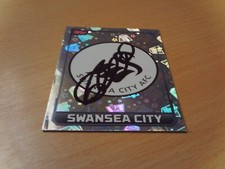 signed swansea city badge by