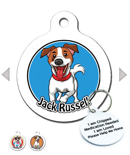 Jack russell dog tags for - jack, dogs