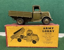 Britains Herald Lead Beetle Army Military Lorry Truck Toy Tipper Model