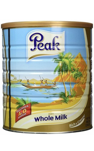 Peak milk powder kg - milk, 2.5