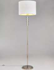 Floor lamp John Lewis Chrome Glass Greta Standard Base - MISSING SHADE