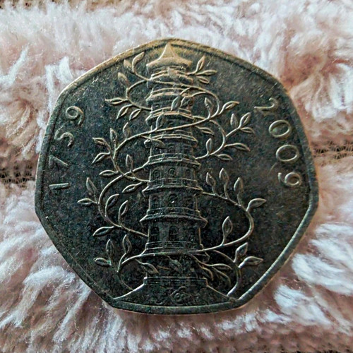 2009 great britain 50p coin - 2009,
