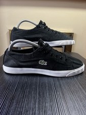 Lacoste Men's Canvas Deck Shoes Trainers Pumps Black  UK 6 fast dispatch sneaker